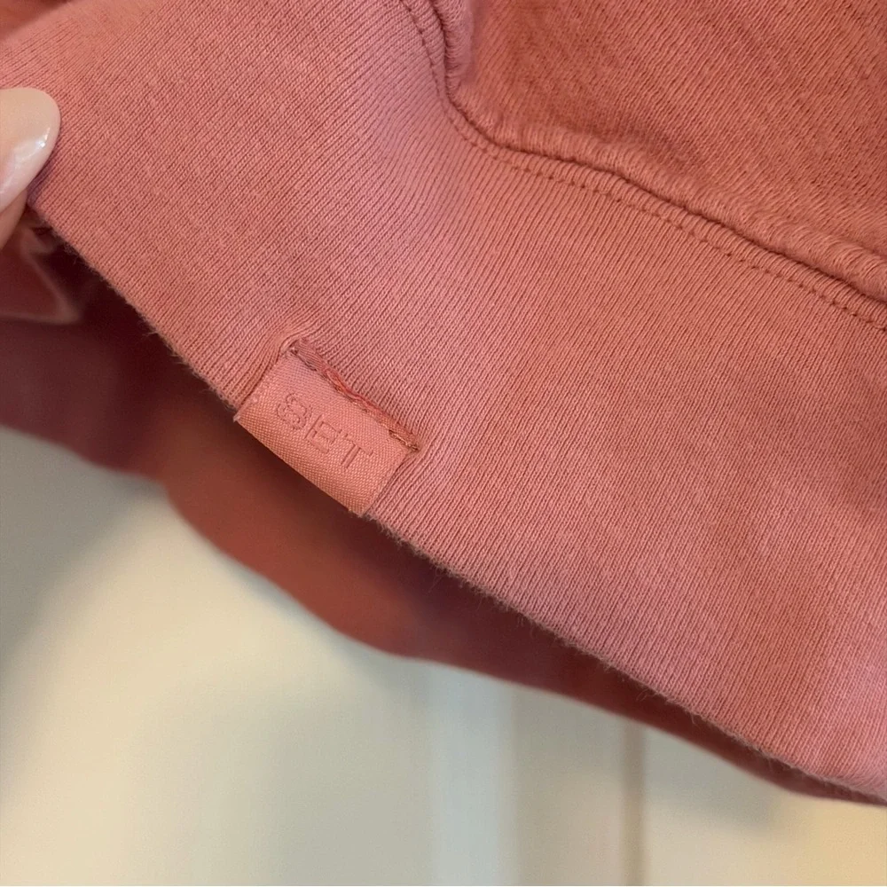 Set active gloss light weight sweats sweatshirt - Picture 3 of 3